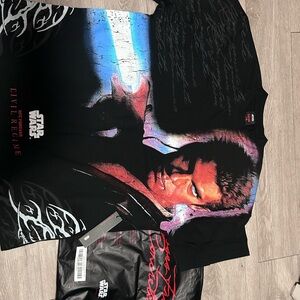 Star Wars Anakin Skywalker Black Graphic Short Sleeve Tee
